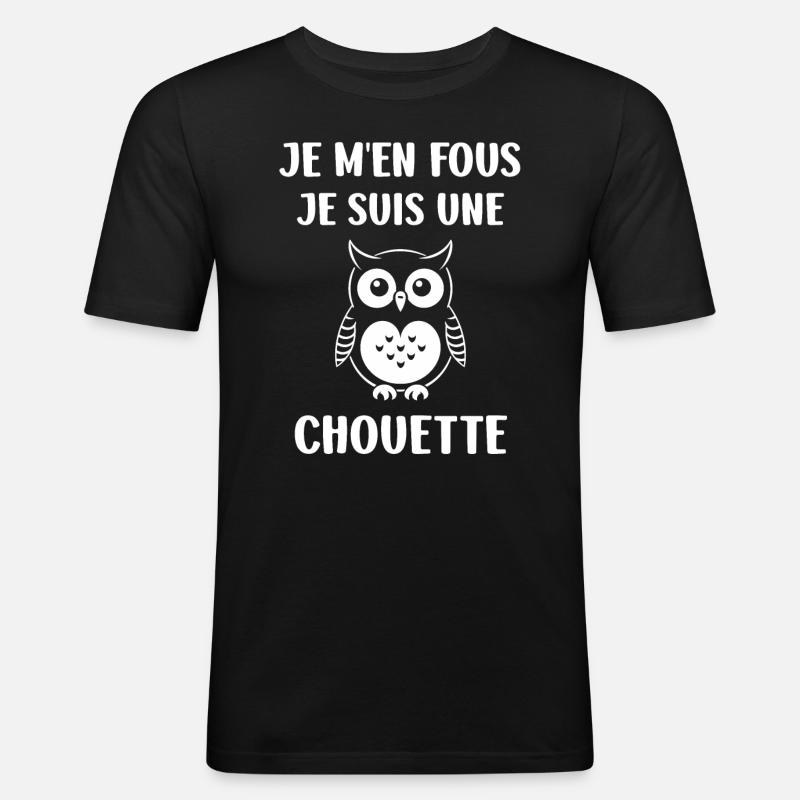 Netter Humor - Männer Slim Fit T-Shirt - Schwarz