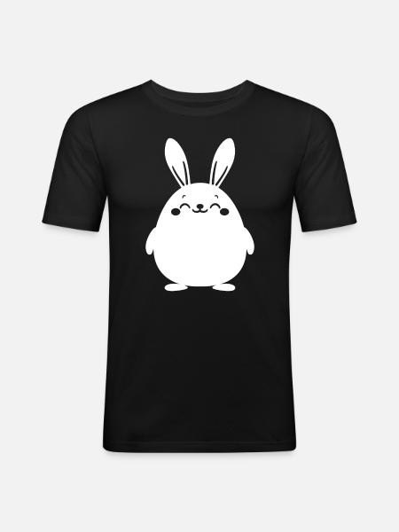 Little Baby Bunny - Men's Slim Fit T-Shirt - black
