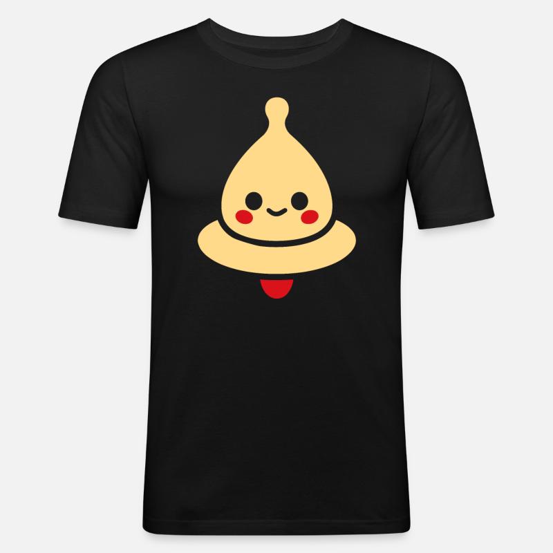 KREISEL - Männer Slim Fit T-Shirt - Schwarz