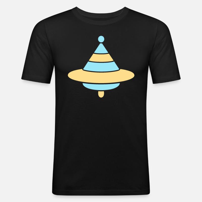 KREISEL - Männer Slim Fit T-Shirt - Schwarz