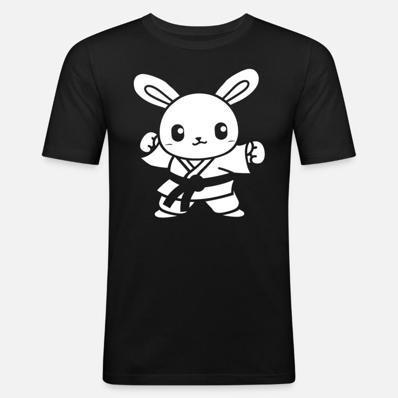 judo - Men's Slim Fit T-Shirt - black