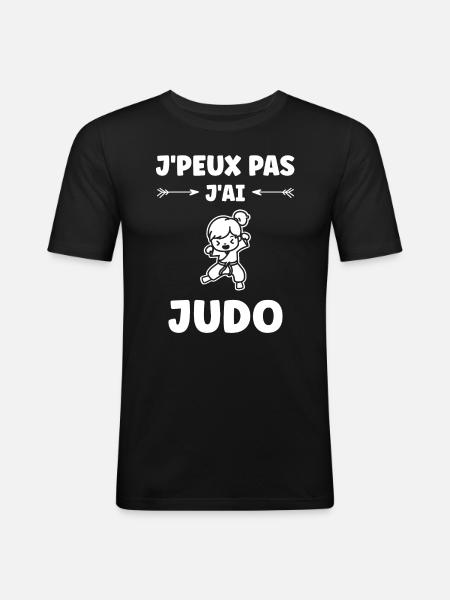 judo - Herre Slim Fit T-Shirt - sort