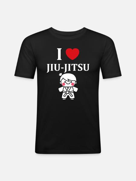 Jiu Jitsu - Men's Slim Fit T-Shirt - black