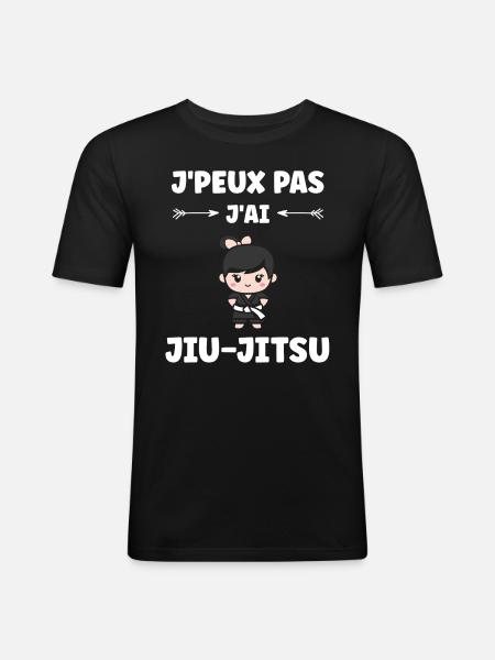 Jiu Jitsu - Men's Slim Fit T-Shirt - black