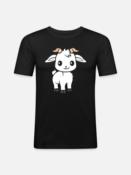 He-goat - Men's Slim Fit T-Shirt - black