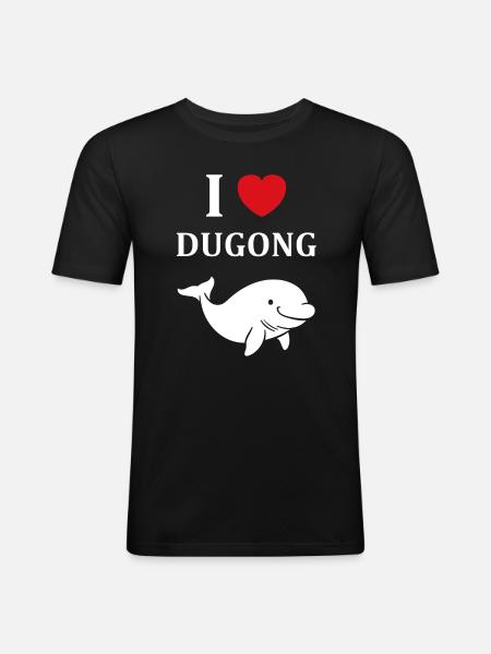 Dugong - Men's Slim Fit T-Shirt - black
