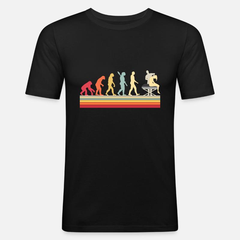 Evolution Physiotherapy Chiropractic - Men's Slim Fit T-Shirt - black