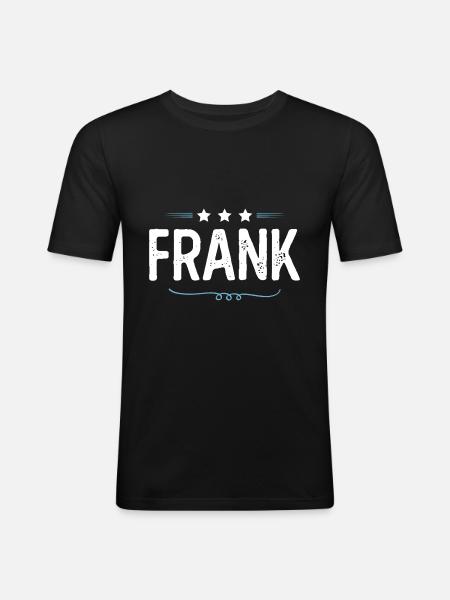 Frank - Men's Slim Fit T-Shirt - black