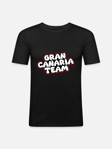 Gran Canaria Team - Men's Slim Fit T-Shirt - black