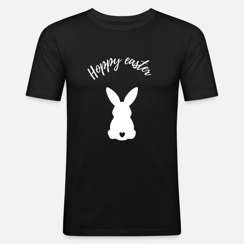 Easter Easter Saying Gift - Men's Slim Fit T-Shirt - black