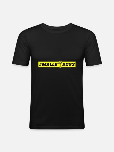 Malle 2023 - T-shirt près du corps Homme - noir