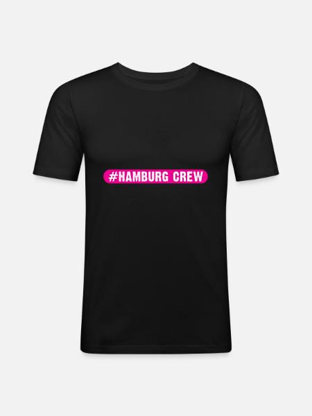 Hamburg Crew - Men's Slim Fit T-Shirt - black