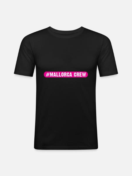 Mallorca Crew - Men's Slim Fit T-Shirt - black