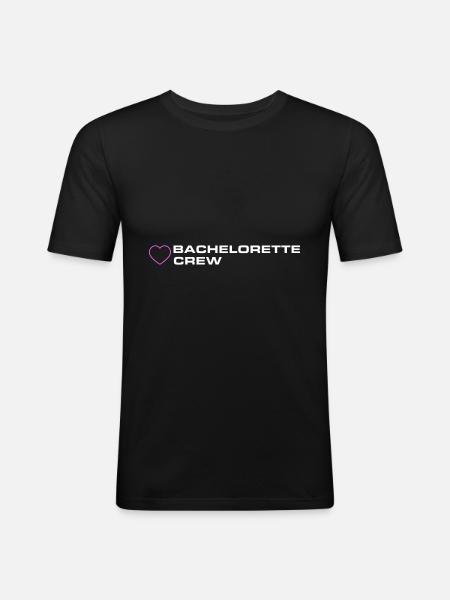 Bachelorette Crew - Men's Slim Fit T-Shirt - black