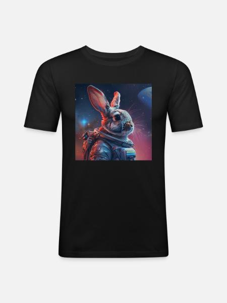Rabbit - Men's Slim Fit T-Shirt - black