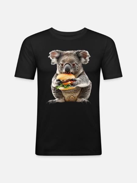 Koala - Men's Slim Fit T-Shirt - black