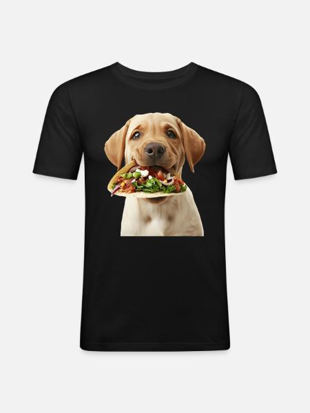 Labrador Retriever - Men's Slim Fit T-Shirt - black