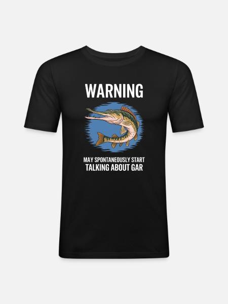 Gar - Männer Slim Fit T-Shirt - Schwarz