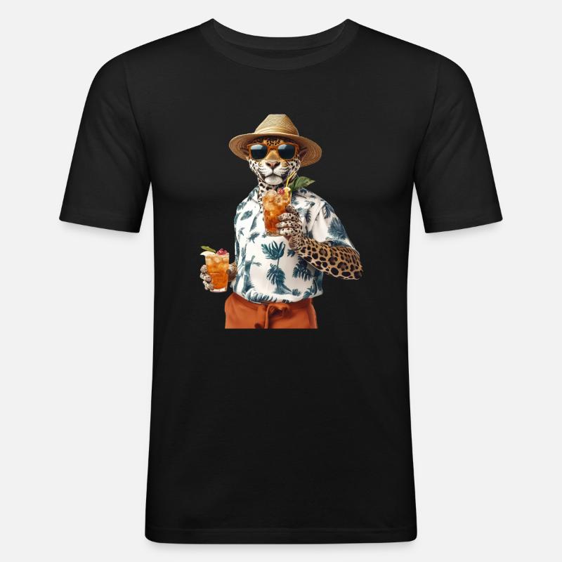 Jaguar - Männer Slim Fit T-Shirt - Schwarz