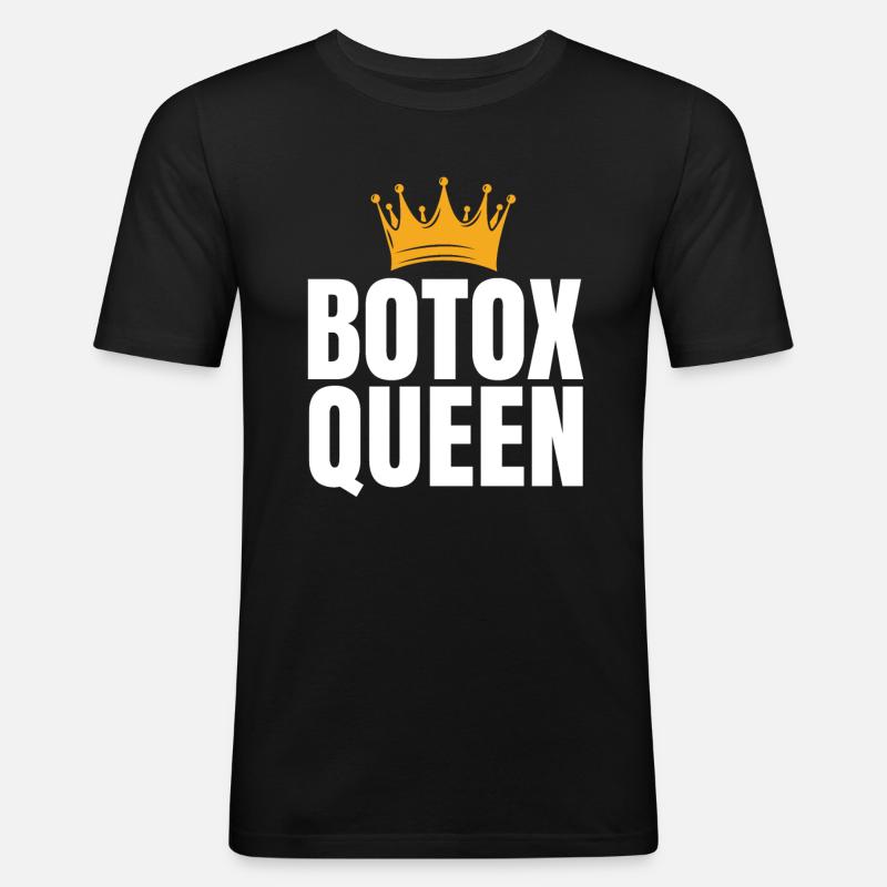 Botox - Männer Slim Fit T-Shirt - Schwarz