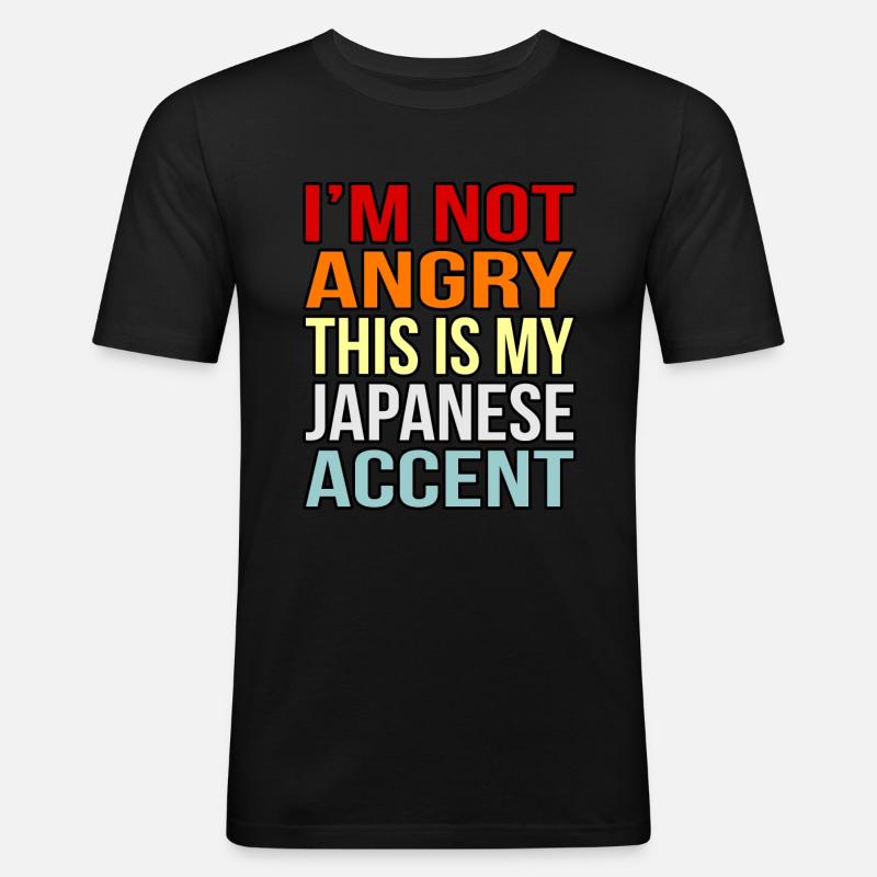 Japan - Men's Slim Fit T-Shirt - black