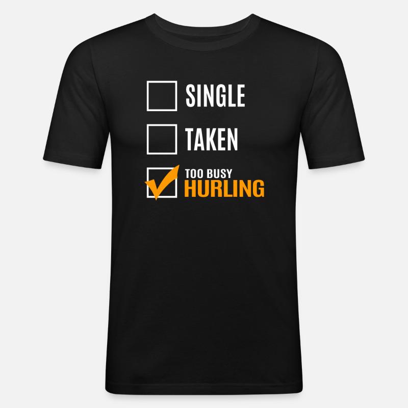 Schleudern - Männer Slim Fit T-Shirt - Schwarz