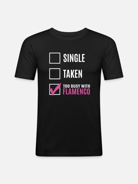 Flamenco - Men's Slim Fit T-Shirt - black