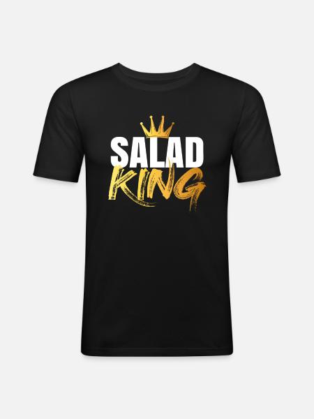 Salad King - Men's Slim Fit T-Shirt - black