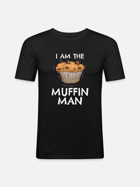 I'm the Muffin Man - Men's Slim Fit T-Shirt - black
