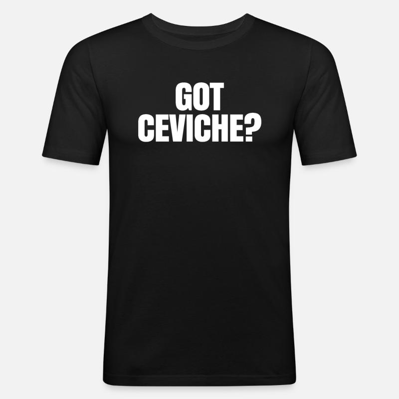 Ceviche Gift - Men's Slim Fit T-Shirt - black