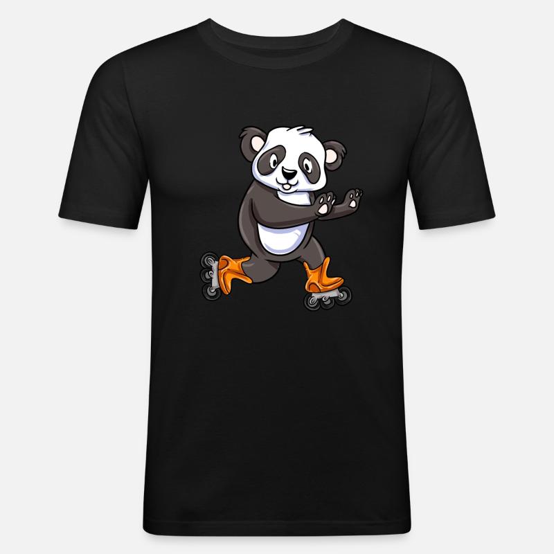 Inline Skating Inline Skating Gift - Men's Slim Fit T-Shirt - black