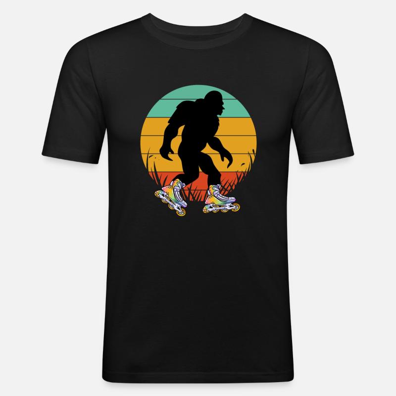 Inline Skating Inline Skating Gift - Men's Slim Fit T-Shirt - black