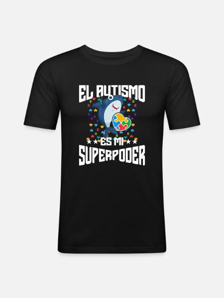 Autism Autism Gift - Men's Slim Fit T-Shirt - black