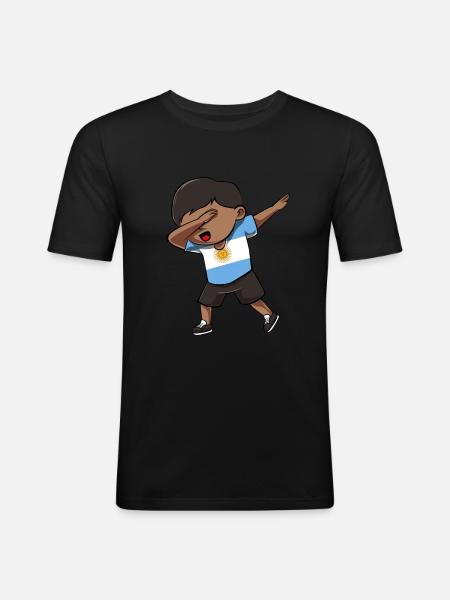 Argentina - Men's Slim Fit T-Shirt - black