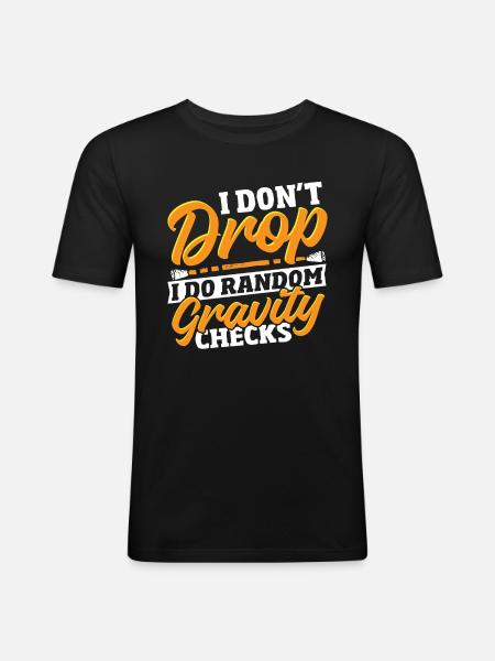 Baton Twirling Baton Twirler Gift - Men's Slim Fit T-Shirt - black