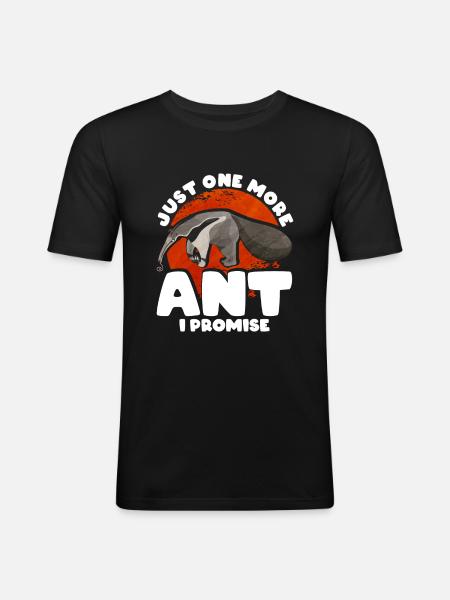 Dear Anteater Gift - Men's Slim Fit T-Shirt - black