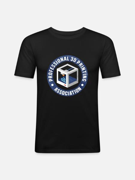 3D Printing - Men's Slim Fit T-Shirt - black