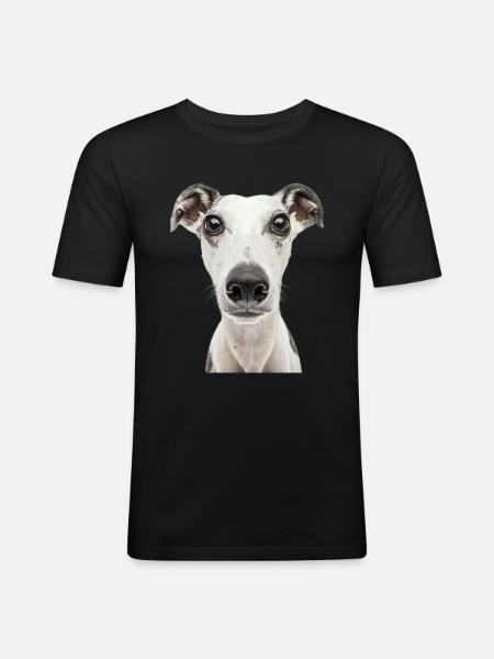 Whippet - Herre Slim Fit T-Shirt - sort