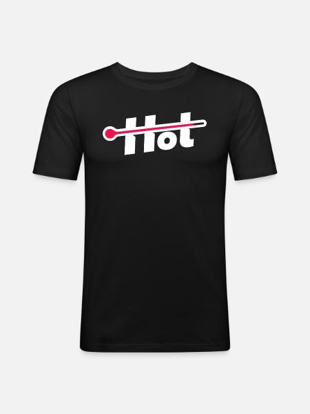 Hot - Men's Slim Fit T-Shirt - black