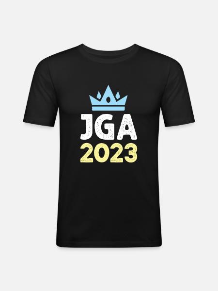 Jga 2023 Bachelor Party - Men's Slim Fit T-Shirt - black