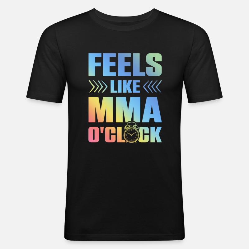 Mma Training Mixed matrial arts - Men's Slim Fit T-Shirt - black