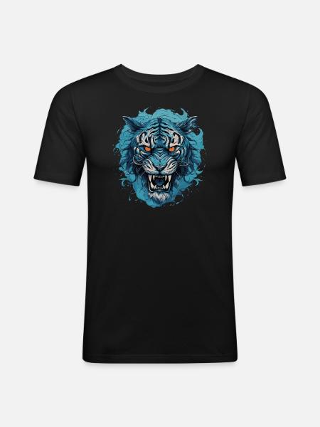 Tiger - Men's Slim Fit T-Shirt - black