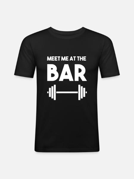 aptitude - T-shirt près du corps Homme - noir