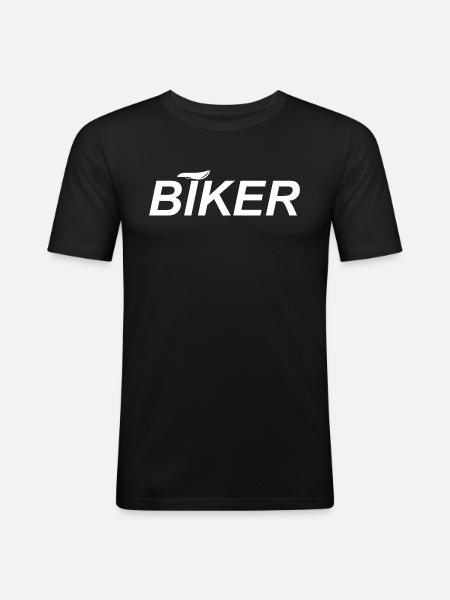 Biker - Men's Slim Fit T-Shirt - black
