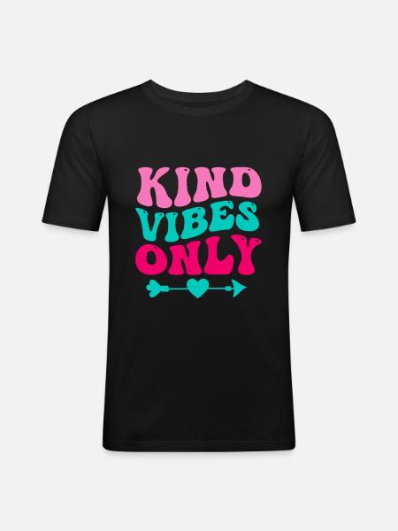 Child Vibes Only - Men's Slim Fit T-Shirt - black