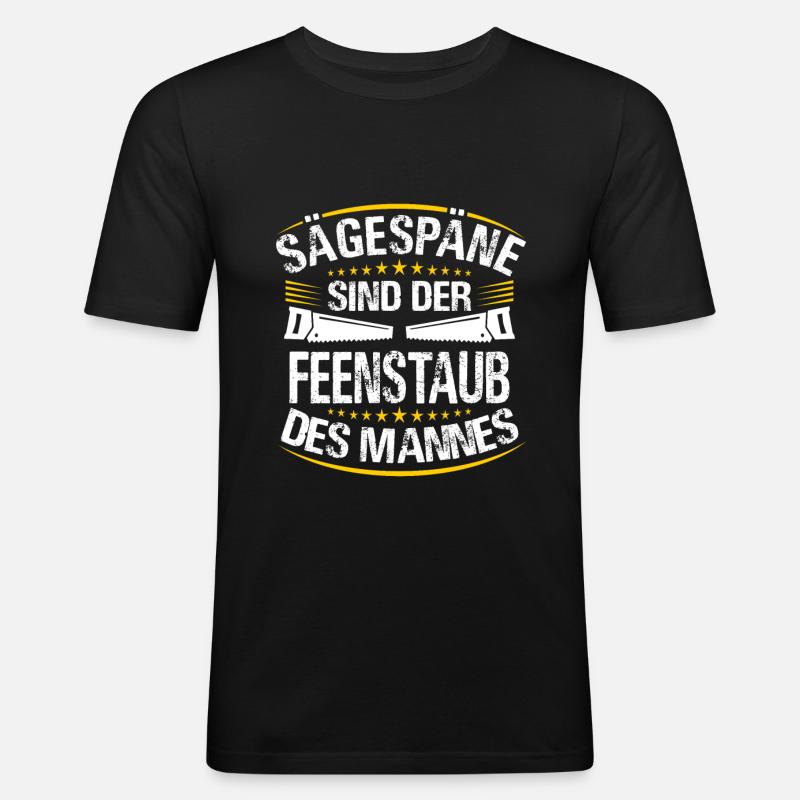 Zimmermann - Männer Slim Fit T-Shirt - Schwarz