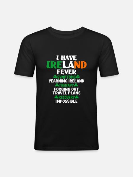 Ireland - Men's Slim Fit T-Shirt - black