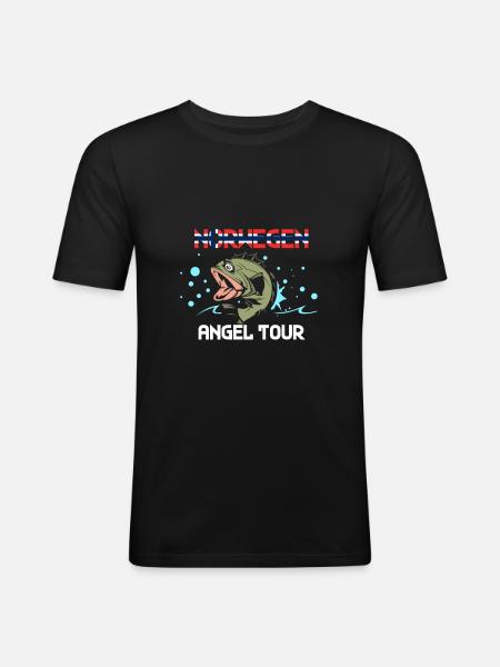 Norway - Men's Slim Fit T-Shirt - black