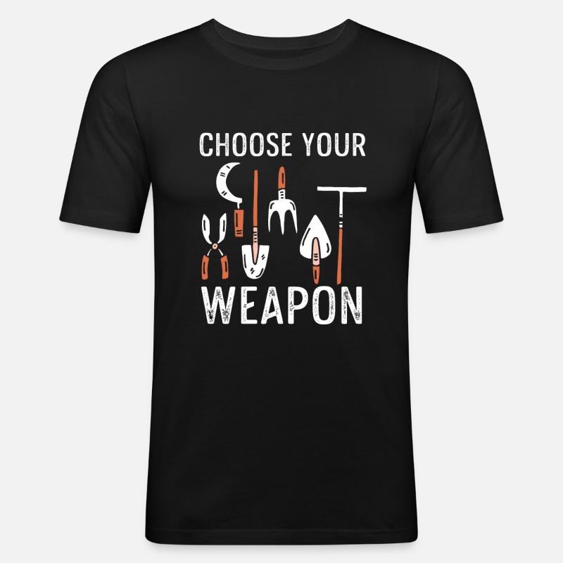 Gärtner - Männer Slim Fit T-Shirt - Schwarz