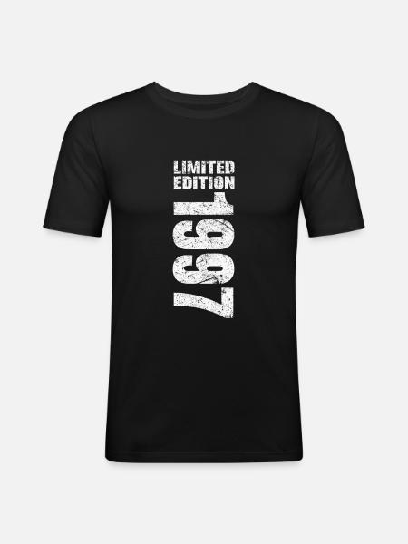 1997 Limited Edition - Men's Slim Fit T-Shirt - black